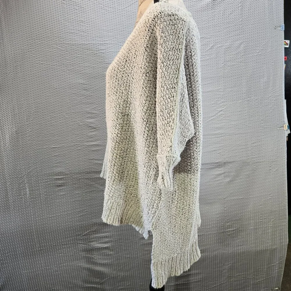 Free People Oversized Cozy Cat Chunky Pullover Knit Sweater XS Slouchy Boxy Boho - Picture 4 of 13